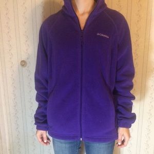 Dark purple Columbia fleece